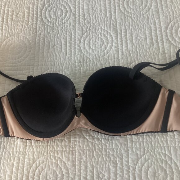 NWT Victoria’s Secret Very Sexy 32C Push Up Padded Multi-way Black Lace Bra - Picture 3 of 10